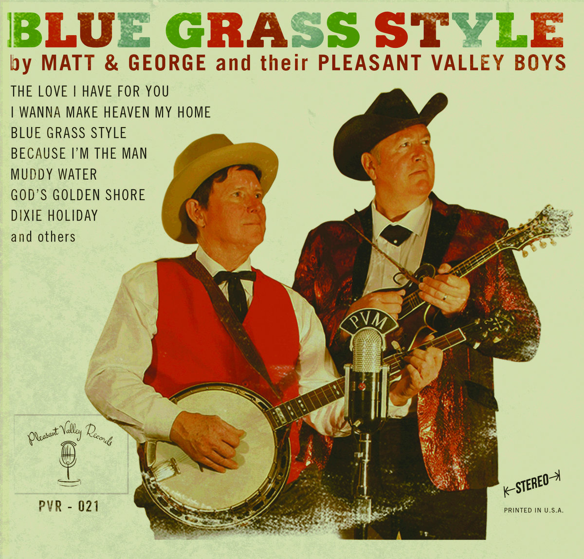 Blue Grass Style Album Cover